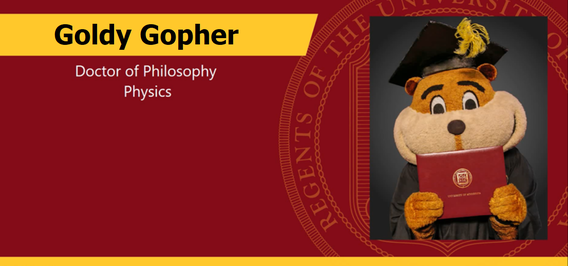 Goldy Gopher Commencement Image